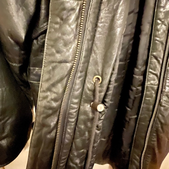 Marc Buchanan Pelle Pelle Vintage European Leather Longline Coat - Picture 6 of 16